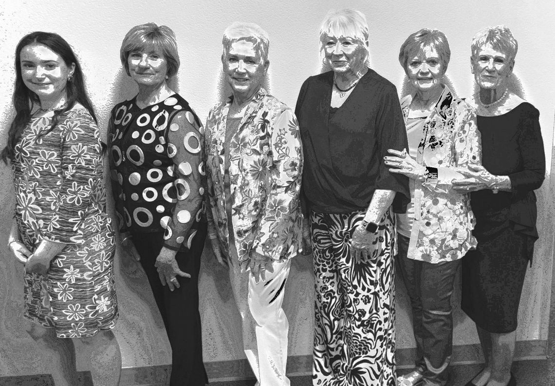 First Methodist Women of Marble Falls hosted their annual Spring Fling Luncheon and Style Show March 1. The proceeds of the event will support local non-profits. From left to right, Ellie Carpenter, Ann McClanahan, Caroline Ragsdill, Barbara Bluhm, Janet Webb and Betty Goolsby lined up all...