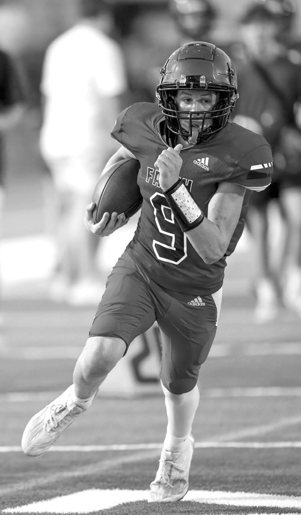 Contributed photo/ Stennis Shotts Freshman Landon Silvers is a big contributor to the Flames football team.