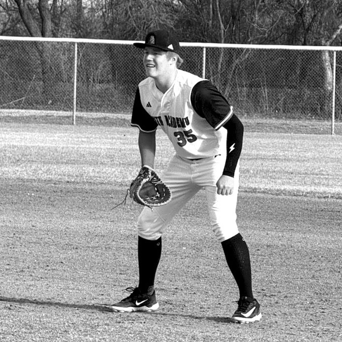 Spencer Kenney competed well before a suffering a season-ending injury that coaches believe happened before the start of the baseball season. Contributed photo