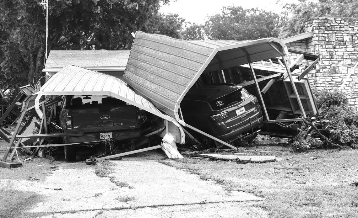 Flash flooding washes away family’s home