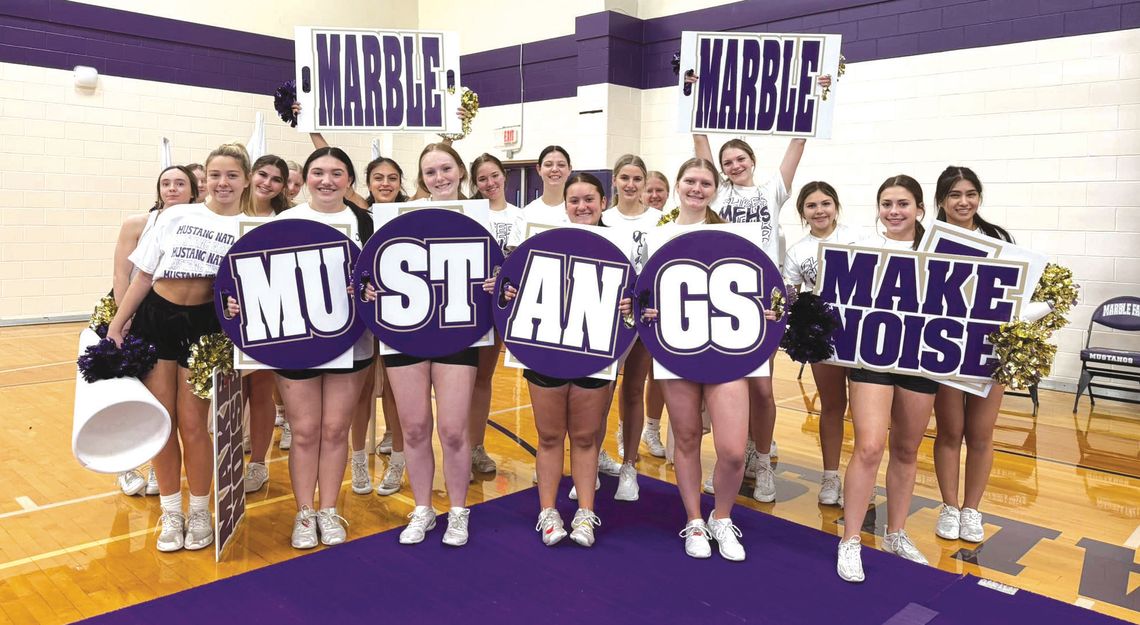 Mustang Cheerleaders competed in the Finals at the UIL Spirit State Competition over the weekend. Out of 60 teams they placed in the top 20. Contributed photo