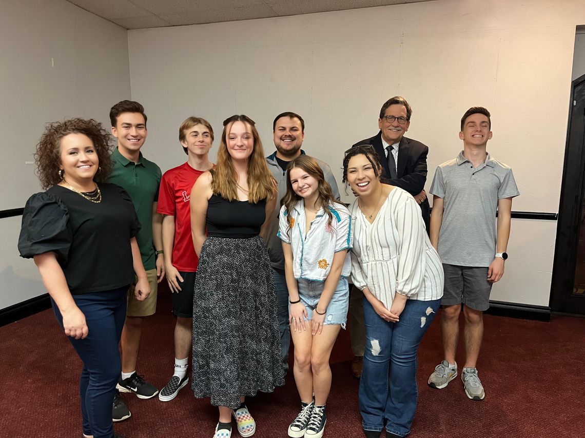 The cast features: Jordan Jones -William Barfée; Jaylee Sagebiel - Olive Ostrovsky; Hunter Holder - Charlito "Chip" Tolentino; Cameron Newell - Leaf Coneybear; Avery Hoad - Logainne "Schwartzy" Schwartzandgrubenier; Janine Seale - Marcy Park; Hayden Holder - Mitch Mahoney; Richard Day - Vi...