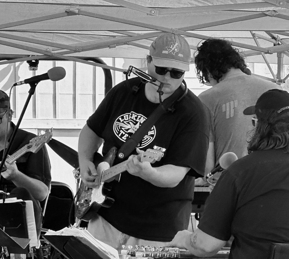 Contributed photo Joelton Mayfield performed at an event at Perisso's Vineyard, which attracted a good crowd of wine and music lovers.