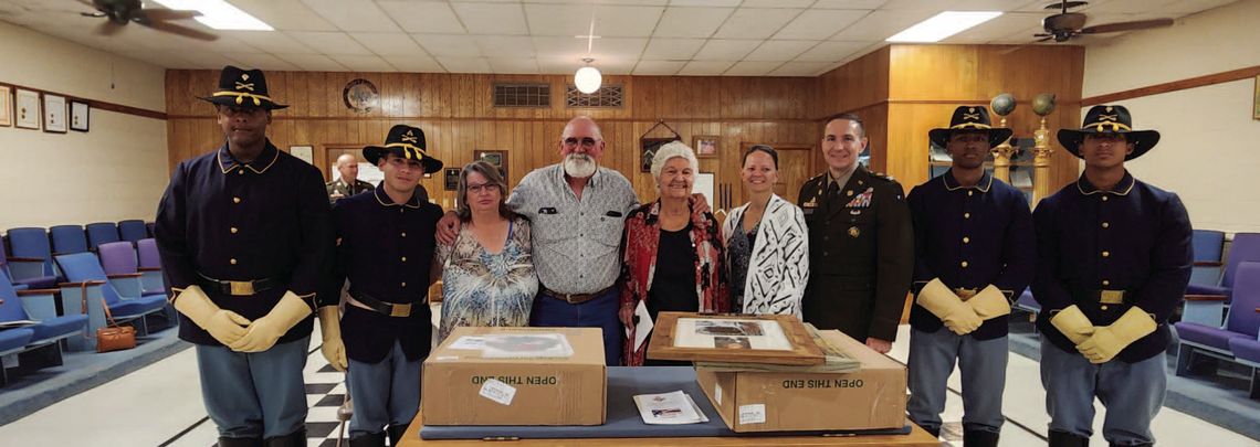 Gold Start Family receives honors at Masons November 8 ceremony Gold Start Family receives honors at Masons November 8 ceremony
