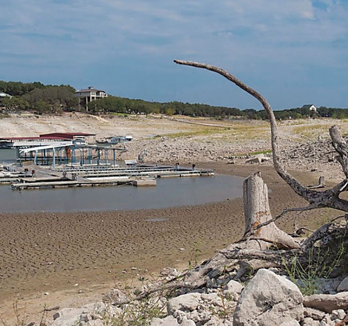 Although levels have increased, several areas along the Colorado River, including Lake Travis, remain well below full.