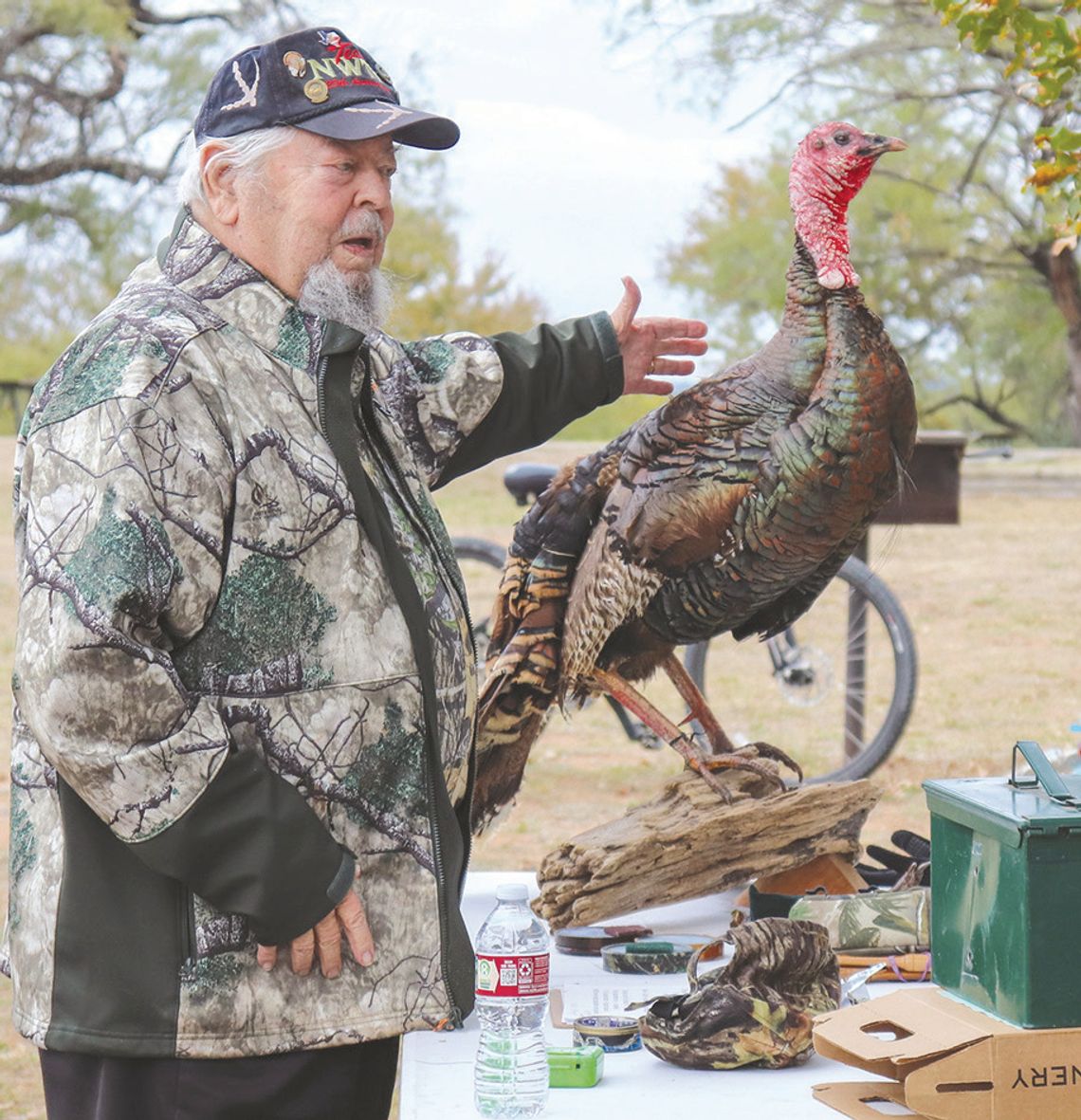 Photos by Martelle Luedecke/Luedecke Photography Inks Lake State Park held a presentation on turkeys Nov. 26 led by Bob Linder, part of their diverse educational programs offered throughout the year.