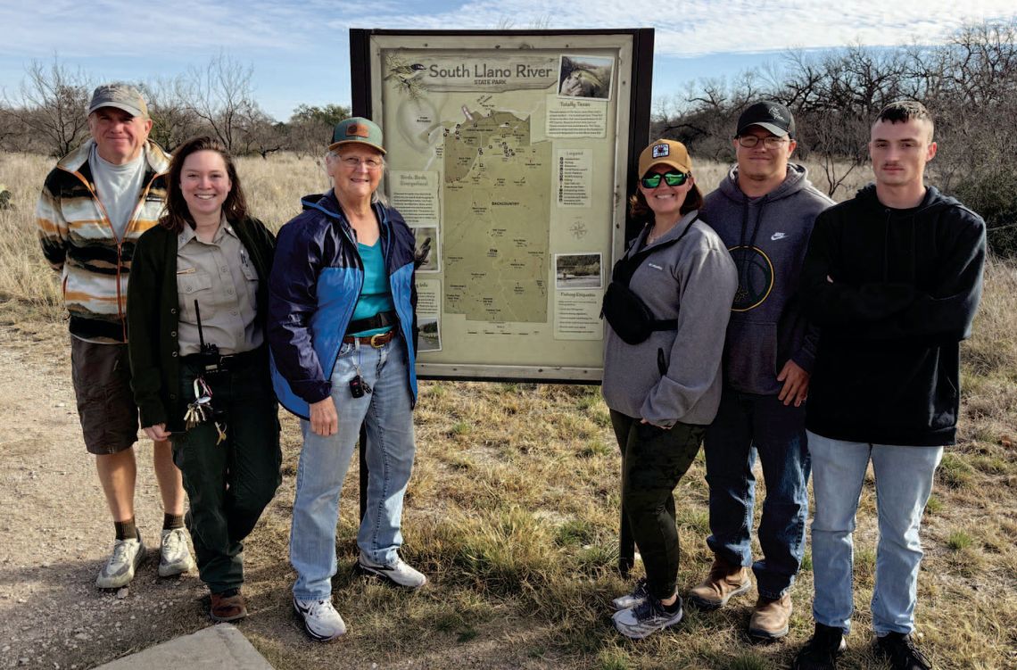 Locals hike into new year at state parks