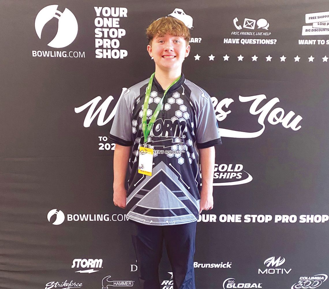 Maddox Mott, a Marble Falls High School freshman, finished at #192 bowling in the United States Bowling Conference held in Detroit July 15. Contributed photos