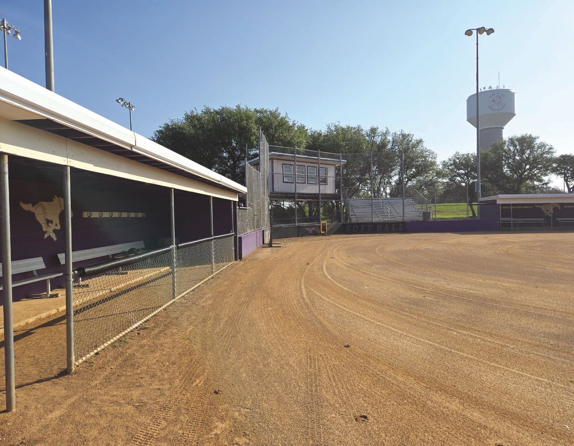 A 30-foot netting system that extends from one dugout to the other is one part of the