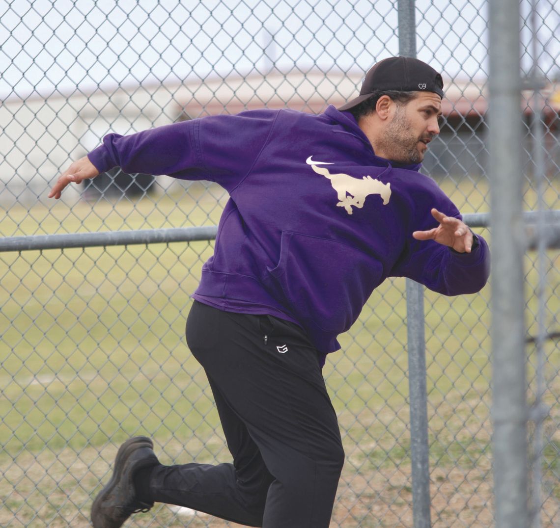 Another one of Richard Scales' roles was serving as the track and field program's