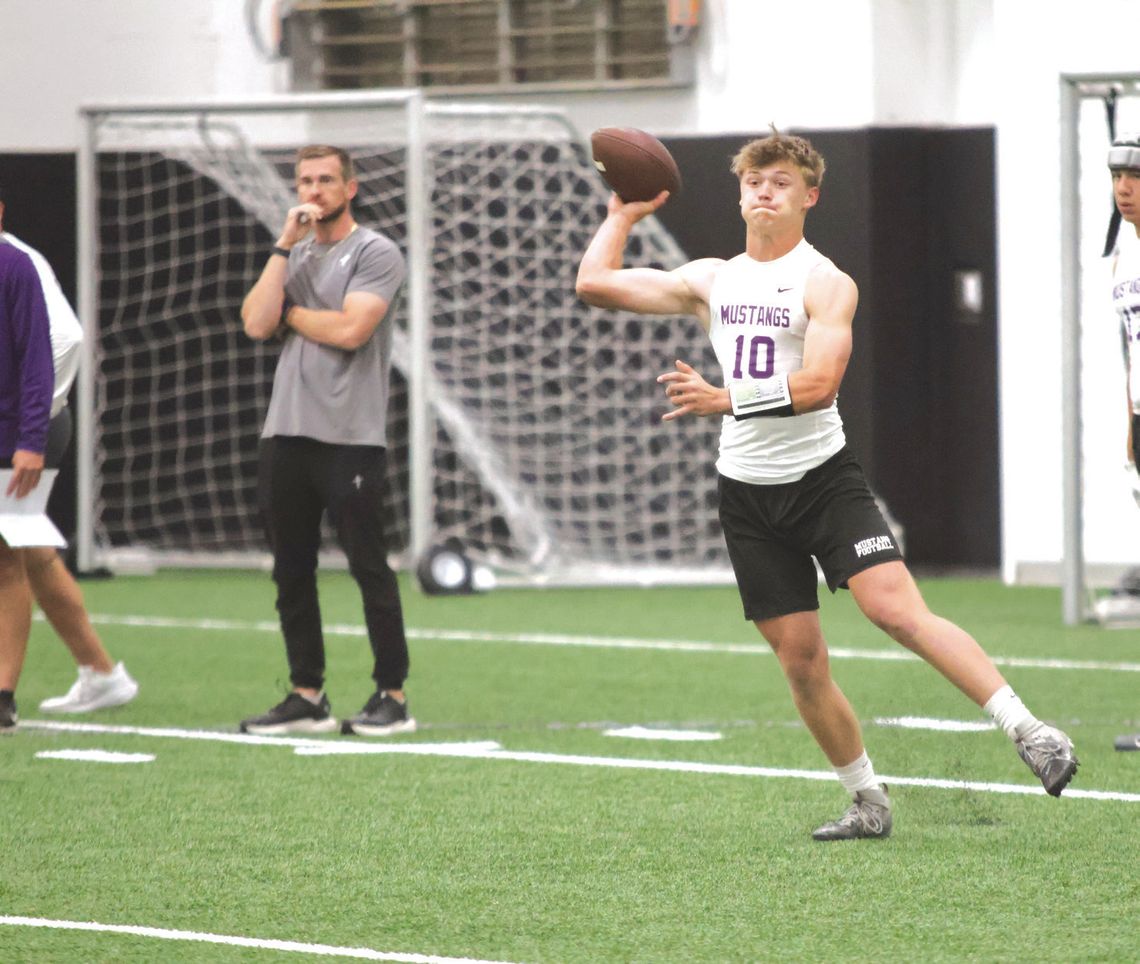 Marble Falls rising sophomore Crawford Mattox is competing for starting quarterback. Photos by Jennifer Fierro/TexasChalkTalk.com