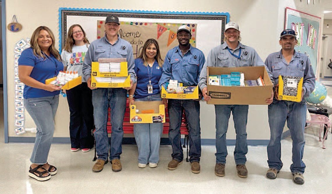 PEC employees donate thousands of school supplies
