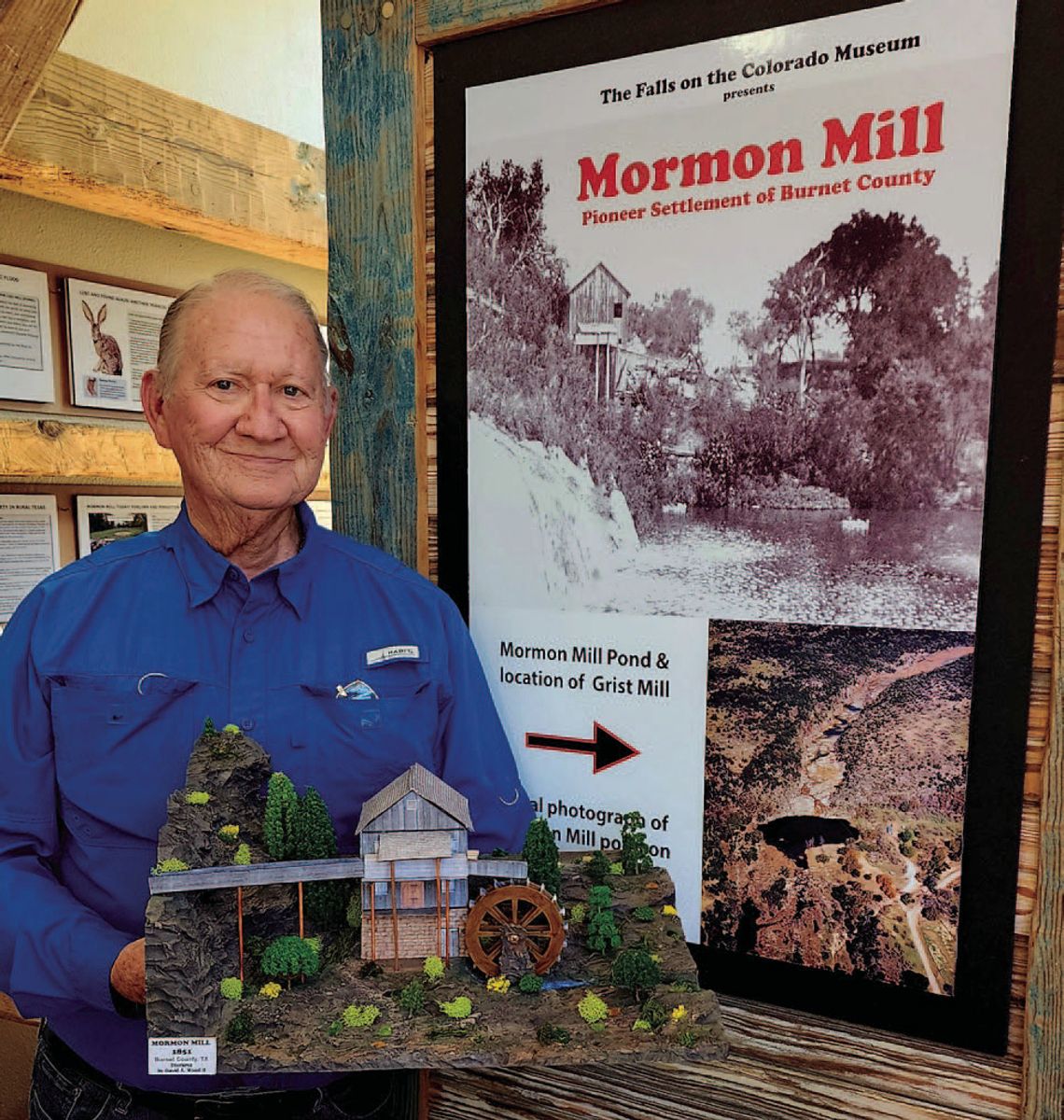 Retiree captures essence of historic mill with 3-D project Retiree captures essence of historic mill with 3-D project