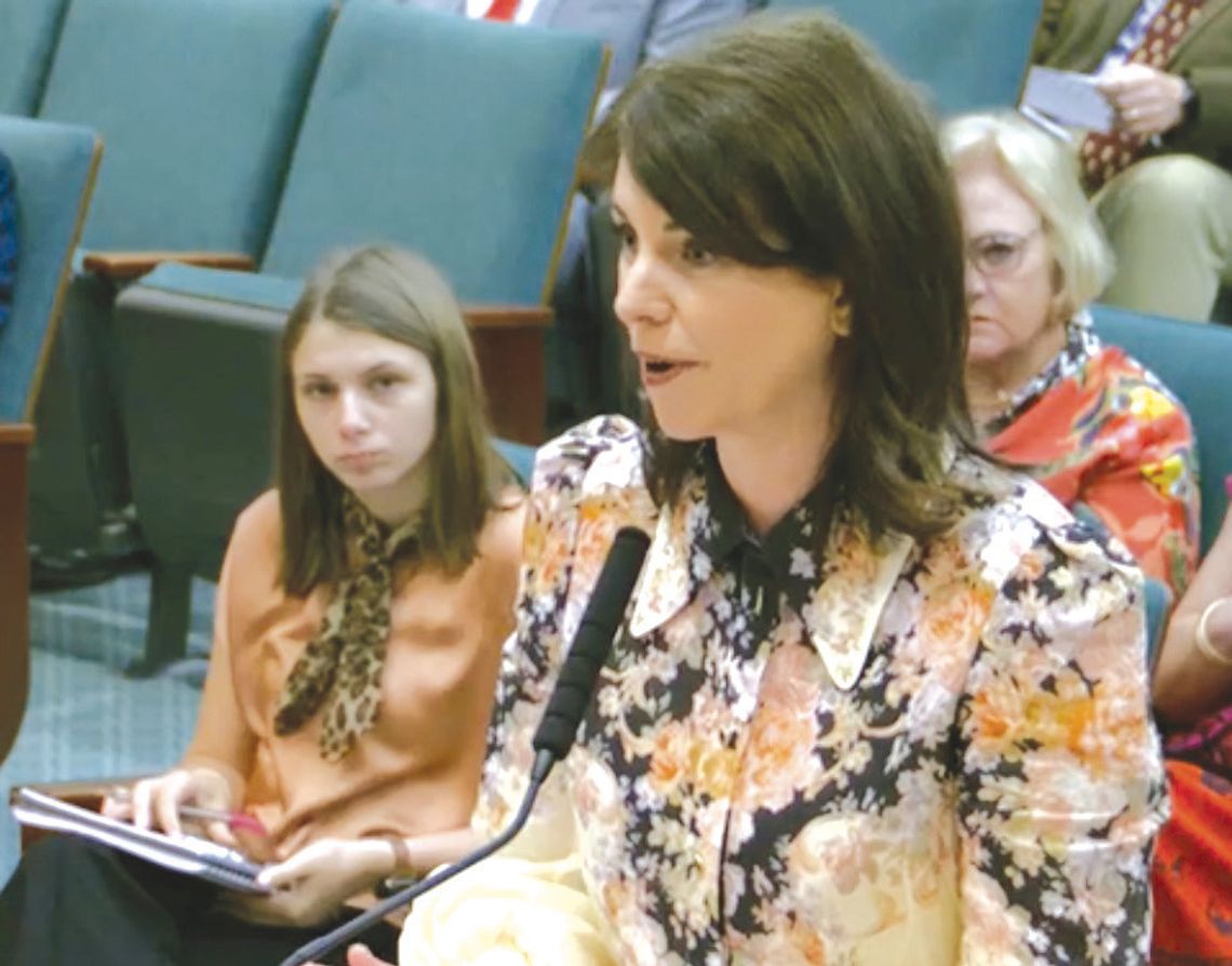 State Rep. Ellen Troxclair (HD-19) presented House Bill 3482 April 9, during the House Committee on Nat ural Resources hearing. Contributed photo