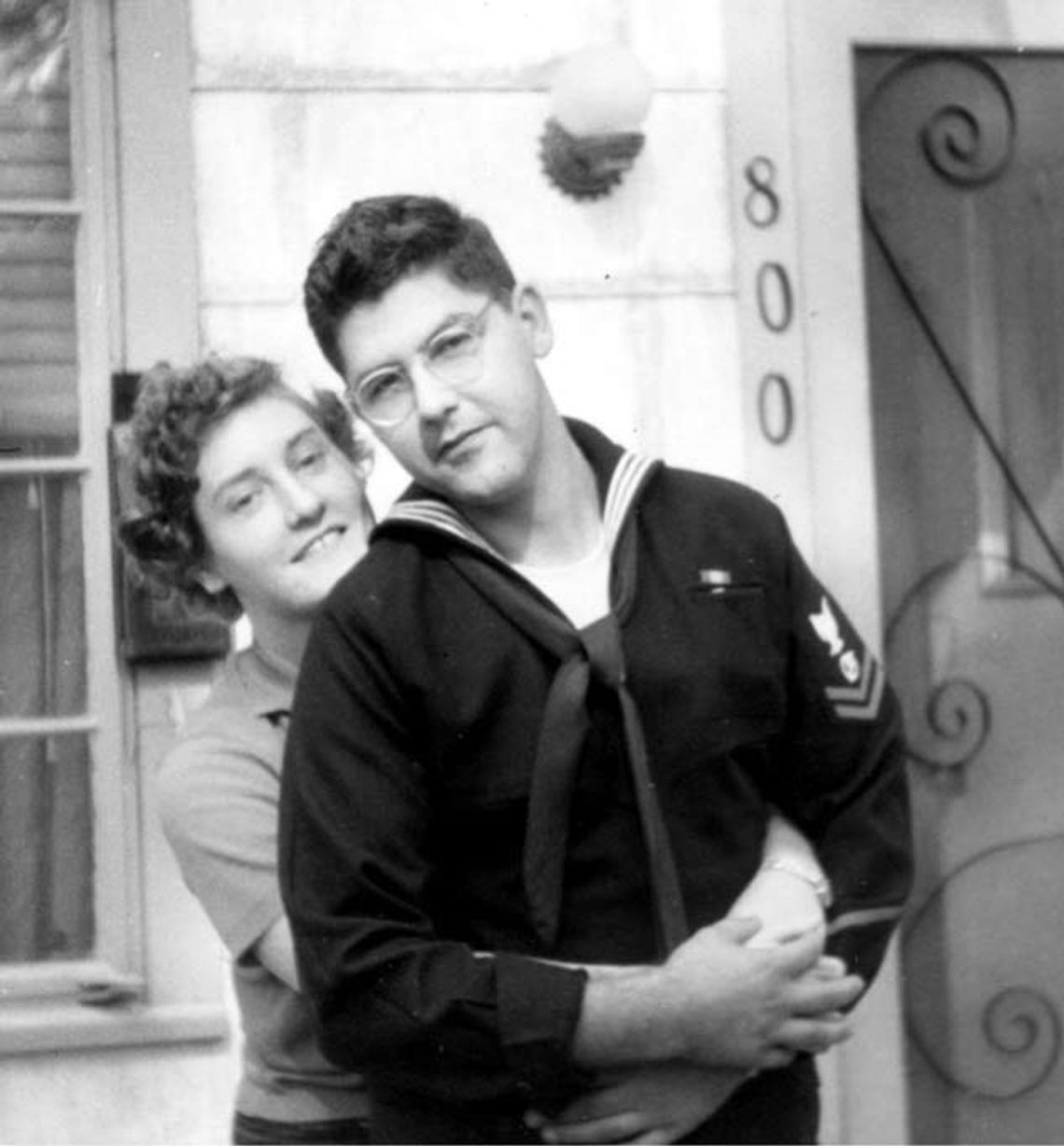 Pictured is Leon Berard in 1958 when he first met his wife, Lily.