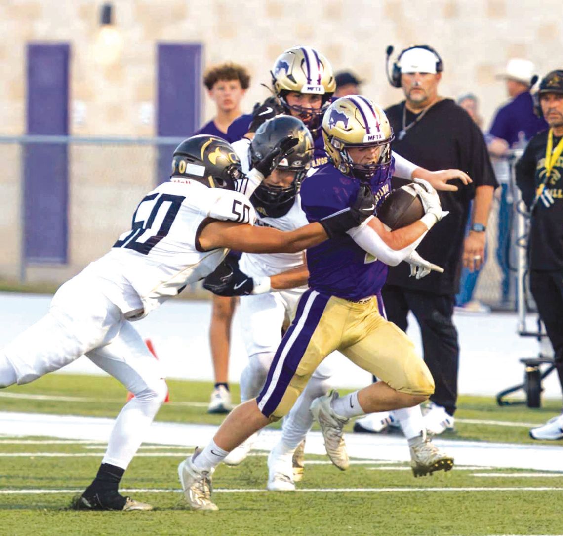 Contributed/Ralph Arvesen Photography Marble Falls speedy receiver Kole Becker will represent the community once more in a brand new all-star game.