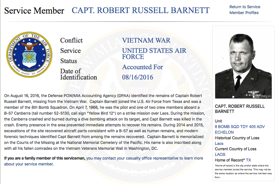 Speaker to share decades-long search for Vietnam veteran Speaker to share decades-long search for Vietnam veteran