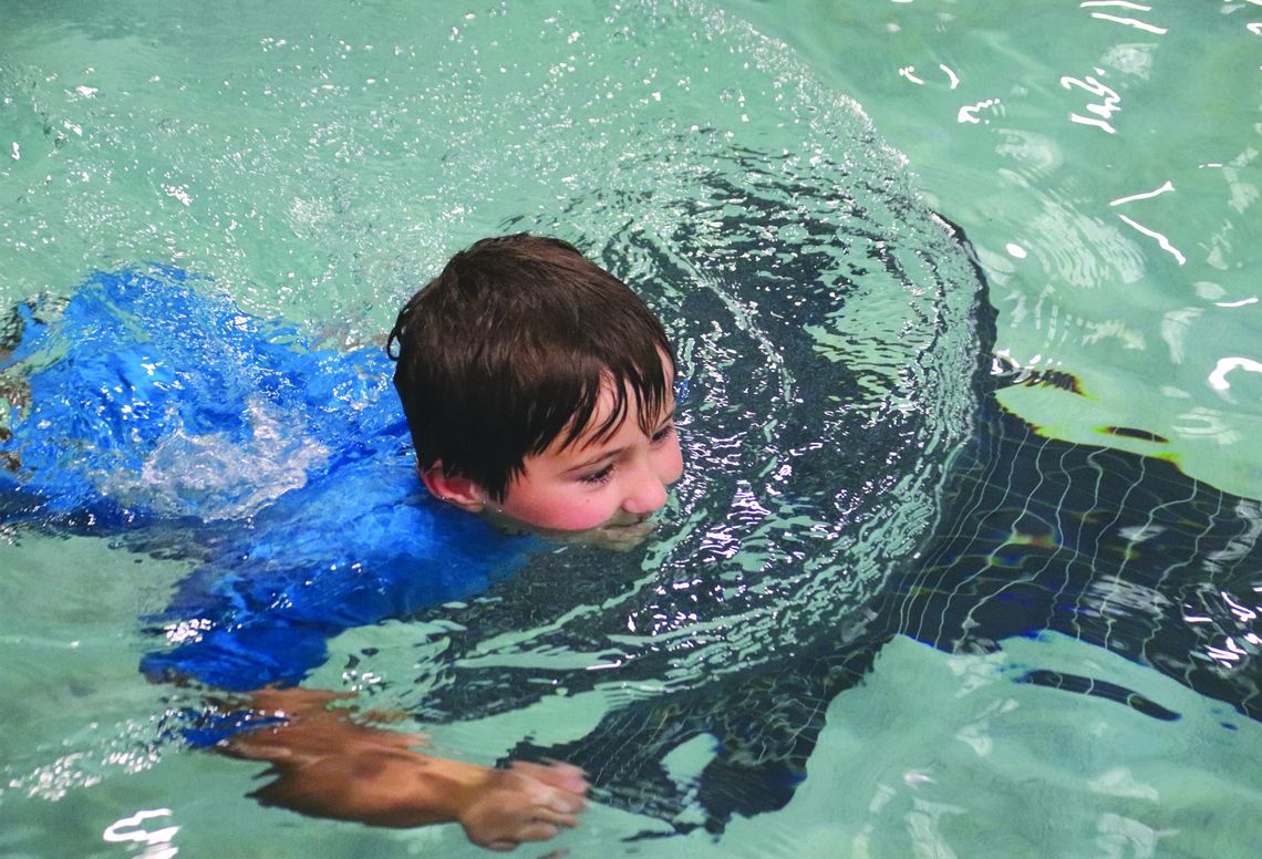Anson McDonald went for a swim during the End of Summer Pool Party July 25 at the YMCA of the Highland Lakes in Burnet. Find more photos on Page 9 Martelle Luedeceke/ Luedecke Photography