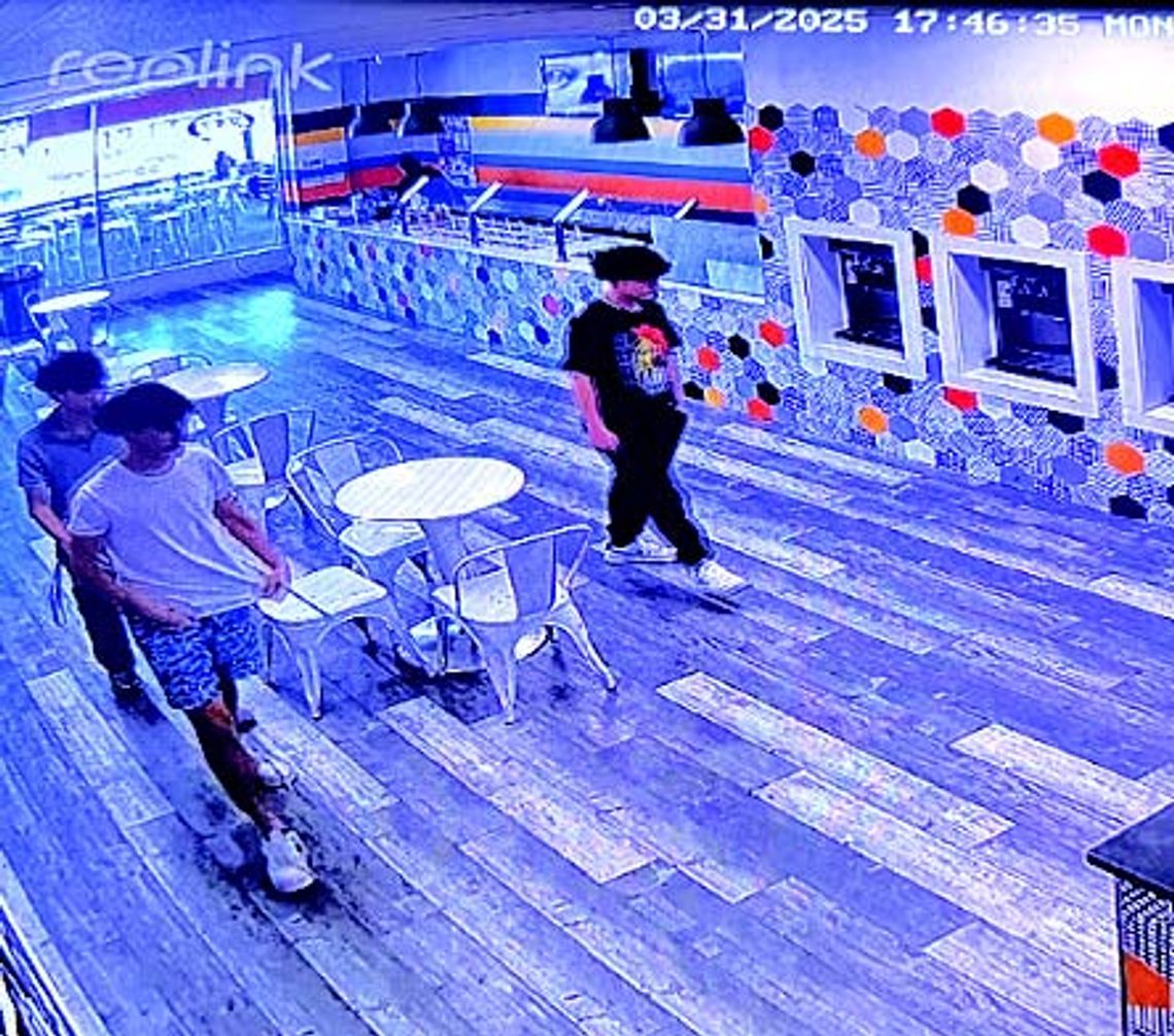 Suspects sought in road hazard incident