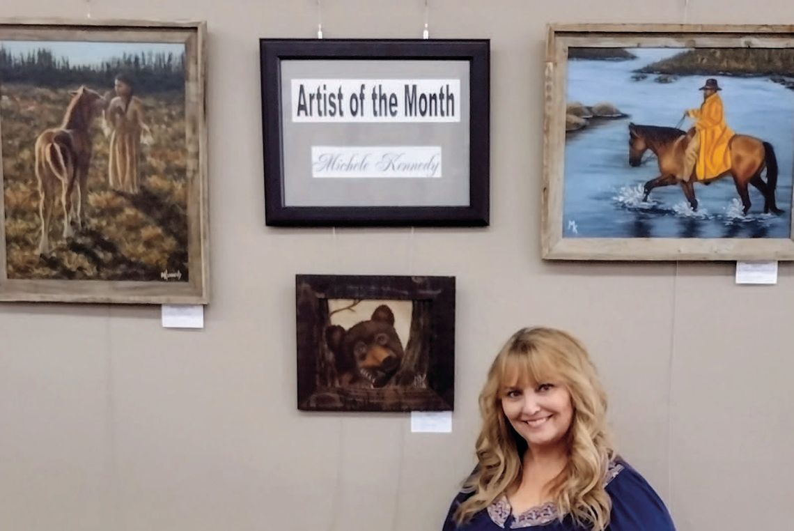 This month’s artist works in oils