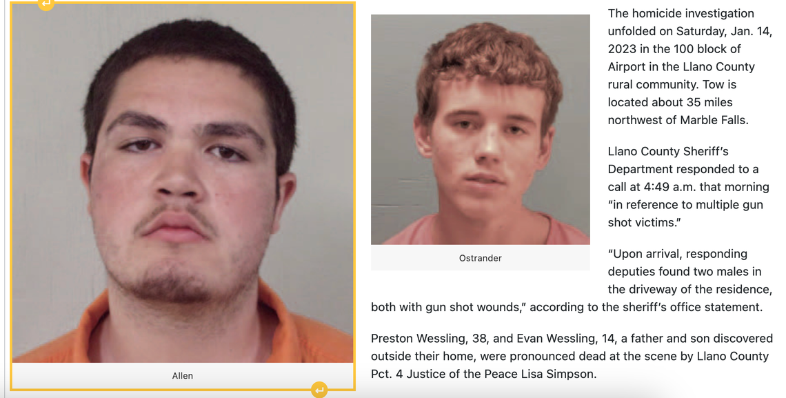 Trial scheduled in Tow double slaying