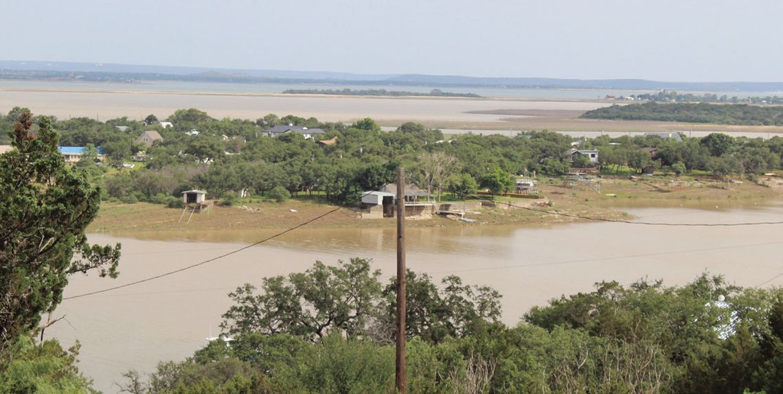 A view of Lake Buchanan just off FM 2341 May 15 offers a look at rising water levels from recent rain. Connie Swinney/ The Highlander