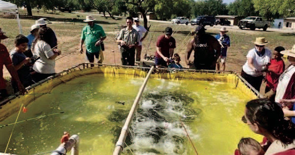 Sharing the love of volunteering at Inks Lake State Park