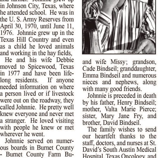 Johnnie Dale Bindseil